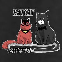 Bat Kitten Cat Funny Spoof Cartoon Hat