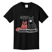 Bat Kitten Cat Funny Spoof Cartoon Kids T-Shirt