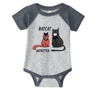 Bat Kitten Cat Funny Spoof Cartoon Infant Baby Jersey Bodysuit