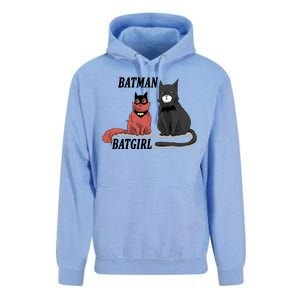 Bat Kitten Cat Funny Spoof Cartoon Unisex Surf Hoodie