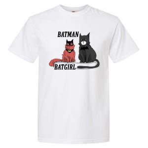 Bat Kitten Cat Funny Spoof Cartoon Garment-Dyed Heavyweight T-Shirt