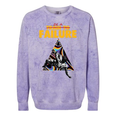 Be A Train To Failure Colorblast Crewneck Sweatshirt