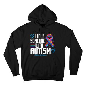 Blue Autism Tee I Love Someone With Autism Awareness Hoodie