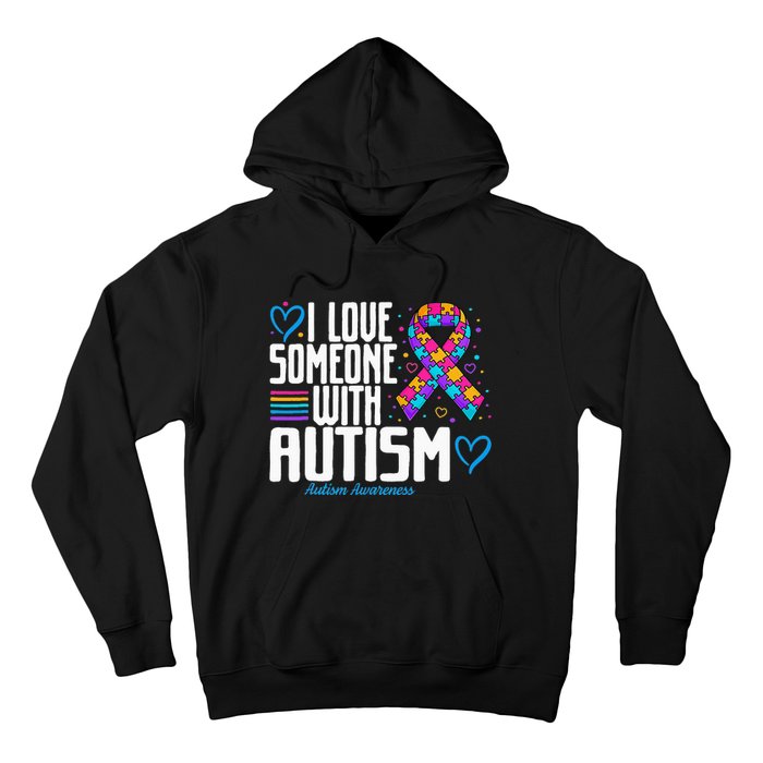 Blue Autism Tee I Love Someone With Autism Awareness Hoodie