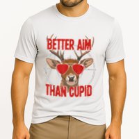Better Aim Than Cupid Funny Valentines Day Deer Hunter Performance Shirt
