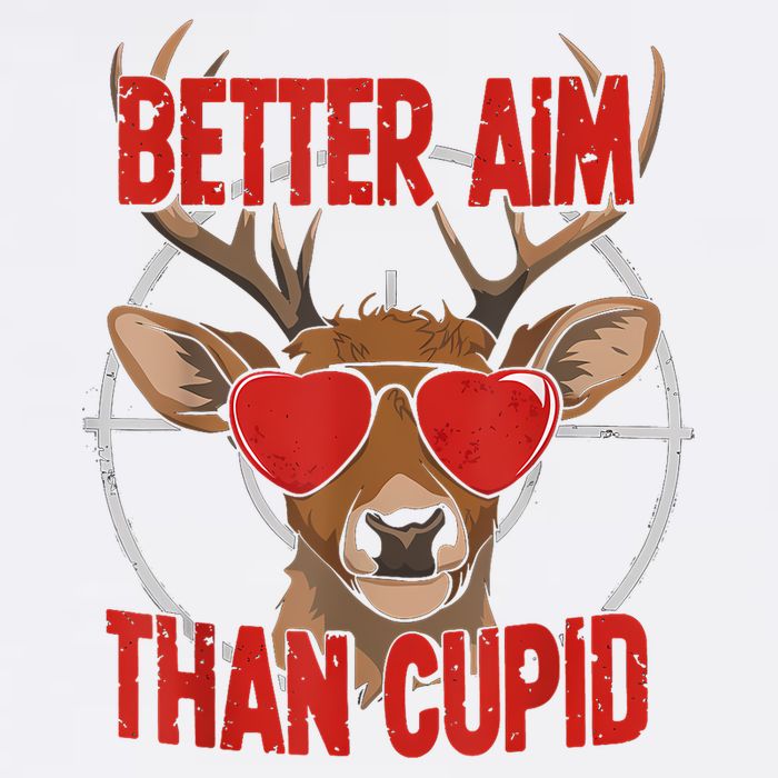 Better Aim Than Cupid Funny Valentines Day Deer Hunter Magnet