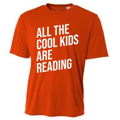 BookLover All The Cool Are Reading Bookworm Gift Cooling Performance Crew T-Shirt