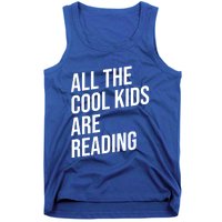 BookLover All The Cool Are Reading Bookworm Gift Tank Top