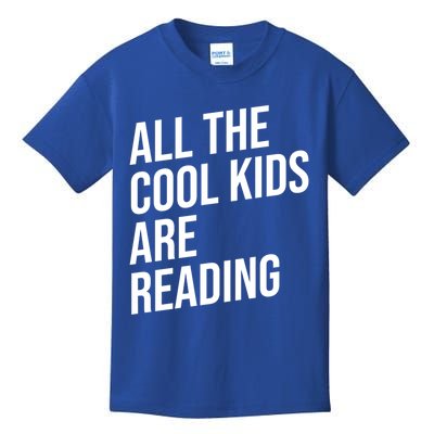 BookLover All The Cool Are Reading Bookworm Gift Kids T-Shirt