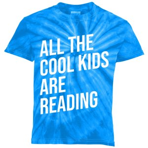 BookLover All The Cool Are Reading Bookworm Gift Kids Tie-Dye T-Shirt