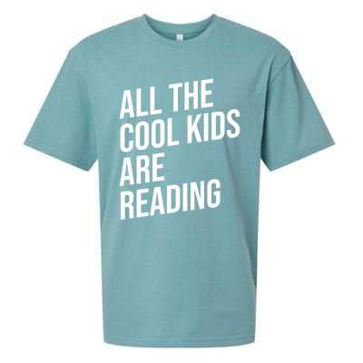 BookLover All The Cool Are Reading Bookworm Gift Sueded Cloud Jersey T-Shirt