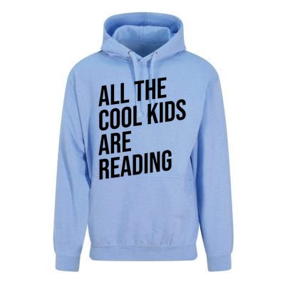 BookLover All The Cool Are Reading Bookworm Gift Unisex Surf Hoodie