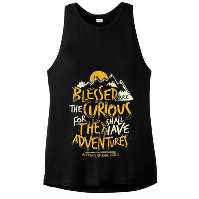 Blessed Are The Curious Ladies PosiCharge Tri-Blend Wicking Tank