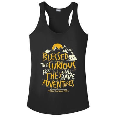 Blessed Are The Curious Ladies PosiCharge Competitor Racerback Tank