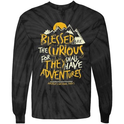 Blessed Are The Curious Tie-Dye Long Sleeve Shirt