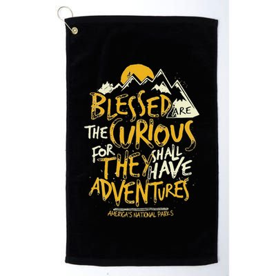 Blessed Are The Curious Golf Towel