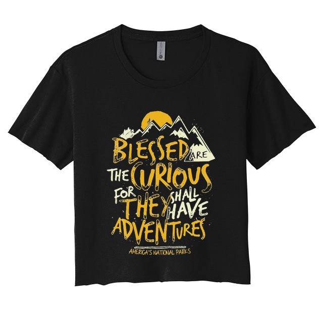 Blessed Are The Curious Crop Top