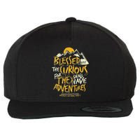 Blessed Are The Curious Wool Snapback Cap