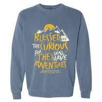 Blessed Are The Curious Garment-Dyed Sweatshirt