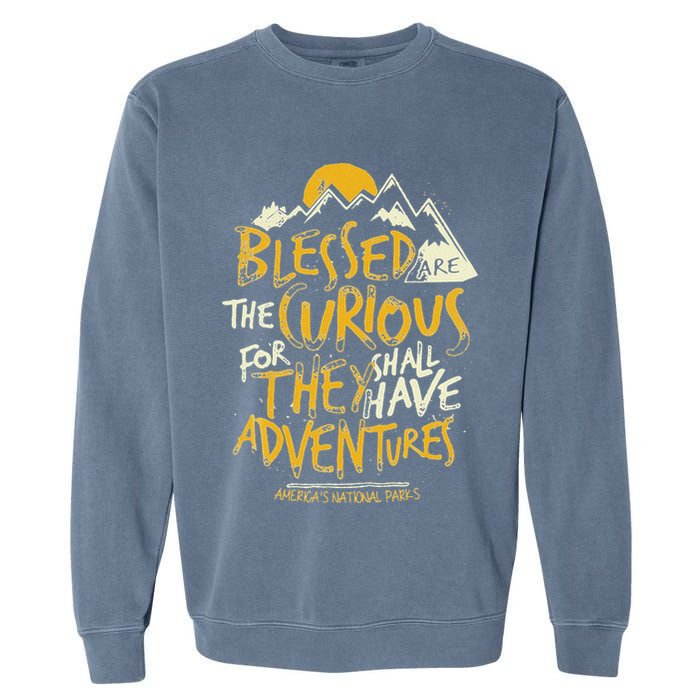 Blessed Are The Curious Garment-Dyed Sweatshirt