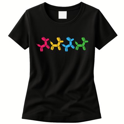 Balloon Animal Twister Party Balloon Artist Women's T-Shirt