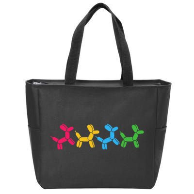 Balloon Animal Twister Party Balloon Artist Zip Tote Bag