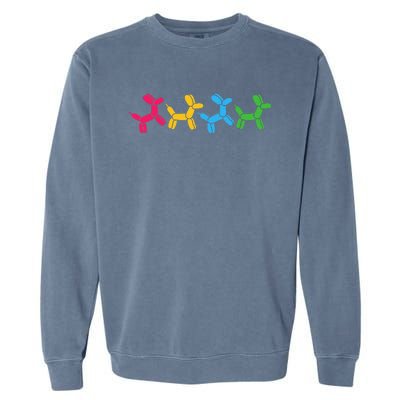 Balloon Animal Twister Party Balloon Artist Garment-Dyed Sweatshirt