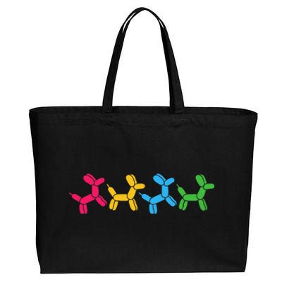 Balloon Animal Twister Party Balloon Artist Cotton Canvas Jumbo Tote