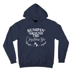 Bumping Around The Christmas Tree Christmas Pregnancy Tall Hoodie