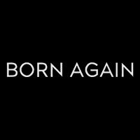 Born Again Trendy Christian Saying Minimal Short Acrylic Beanie