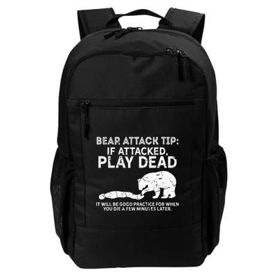 Bear Attack Tip If Attacked Play Dead Backpack