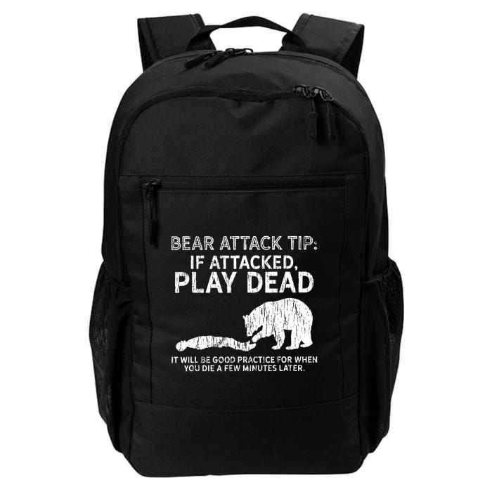 Bear Attack Tip If Attacked Play Dead Backpack