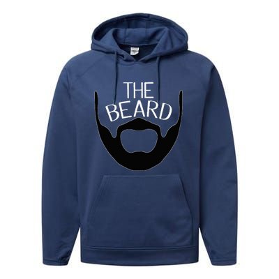 Beauty And The Beard Matching Couples Performance Fleece Hoodie