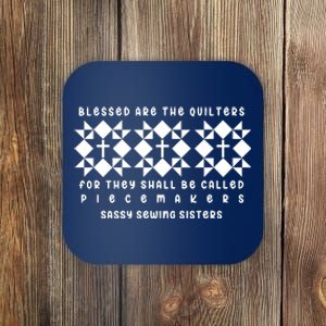 Blessed Are The Quilters Lover Coaster