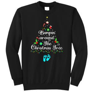 Bumpin Around The Christmas Tree Pregnancy Reveal Parentstobe Adult Humor Sweatshirt