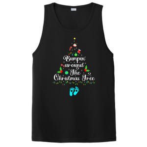 Bumpin Around The Christmas Tree Pregnancy Reveal Parentstobe Adult Humor PosiCharge Competitor Tank