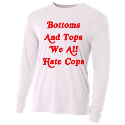 Bottoms And Tops We All Hate Cops 2000s Style Meme Cooling Performance Long Sleeve Crew