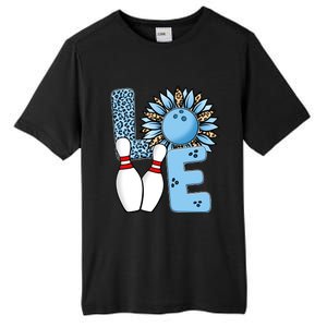 Bowling Alley T Shirts, Love Bowling Ally Leopard Sunflower Sports Ball Tall Fusion ChromaSoft Performance T-Shirt