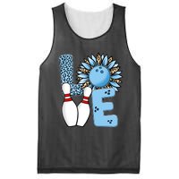 Bowling Alley T Shirts, Love Bowling Ally Leopard Sunflower Sports Ball Mesh Reversible Basketball Jersey Tank