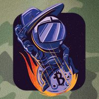 Bitcoin Astronaut To The Moon Legacy Tie Dye Trucker Hat