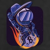 Bitcoin Astronaut To The Moon Cool Comfort Performance Bucket Hat