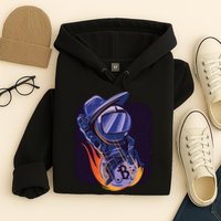 Bitcoin Astronaut To The Moon Hoodie
