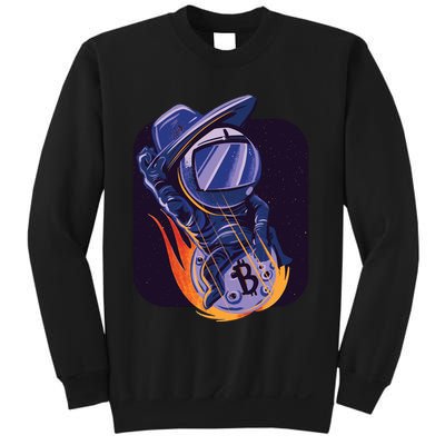 Bitcoin Astronaut To The Moon Sweatshirt