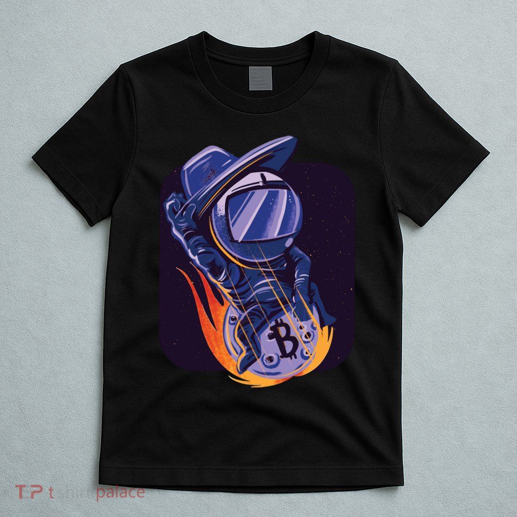 Bitcoin Astronaut To The Moon T-Shirt