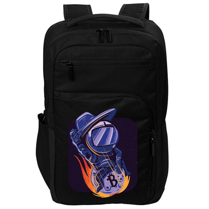 Bitcoin Astronaut To The Moon Impact Tech Backpack