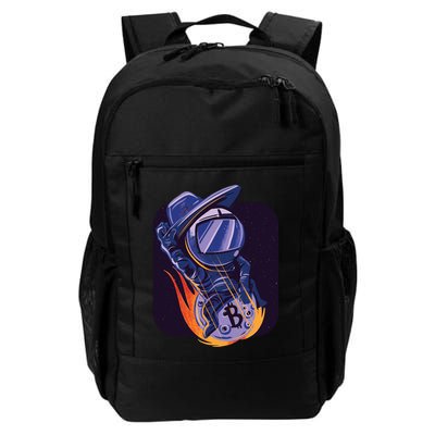 Bitcoin Astronaut To The Moon Daily Commute Backpack