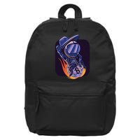 Bitcoin Astronaut To The Moon 16 in Basic Backpack