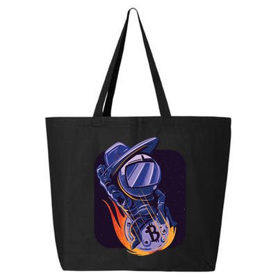 Bitcoin Astronaut To The Moon 25L Jumbo Tote