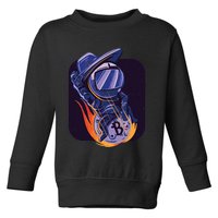 Bitcoin Astronaut To The Moon Toddler Sweatshirt