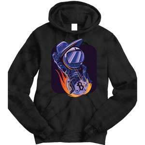 Bitcoin Astronaut To The Moon Tie Dye Hoodie